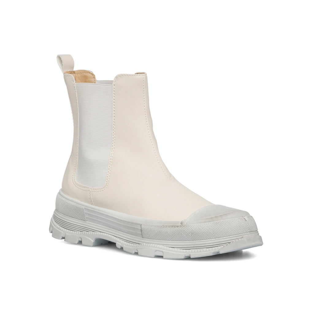 Stivaletti bianchi con inserti elastici Swish Jeans
