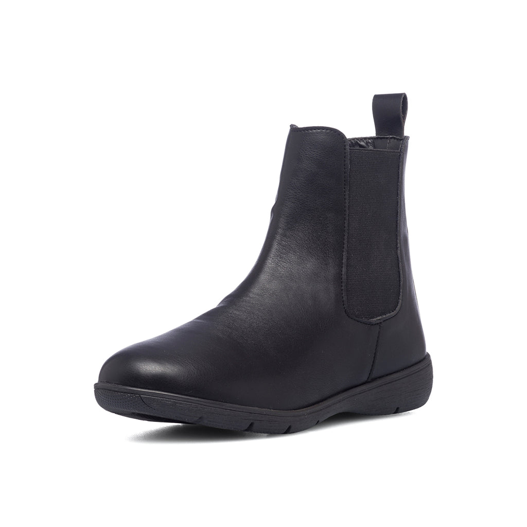 Stivaletti neri in similpelle ultramorbida P Soft
