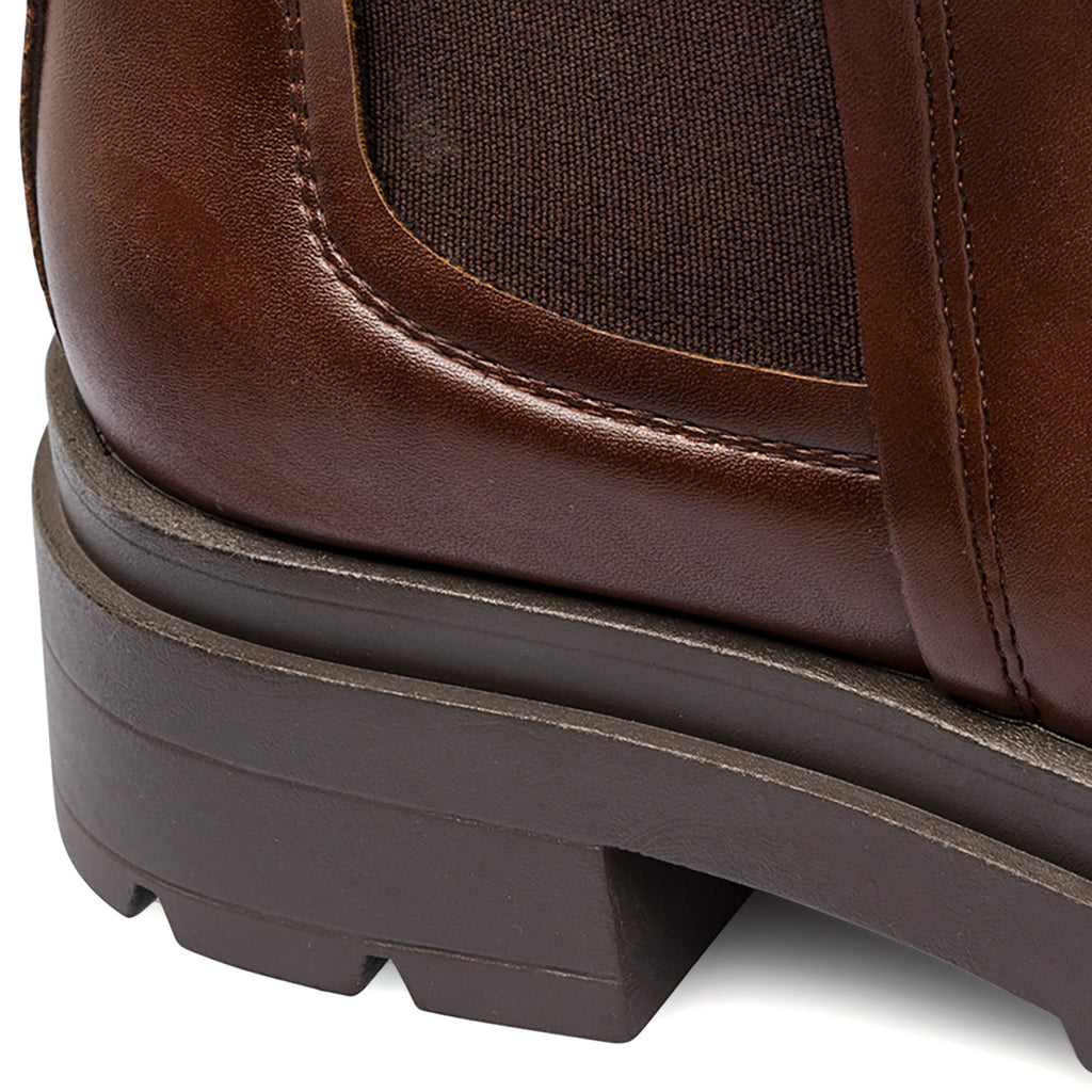 Stivaletti con elastici marroni da donna con suola chunky Lora Ferres