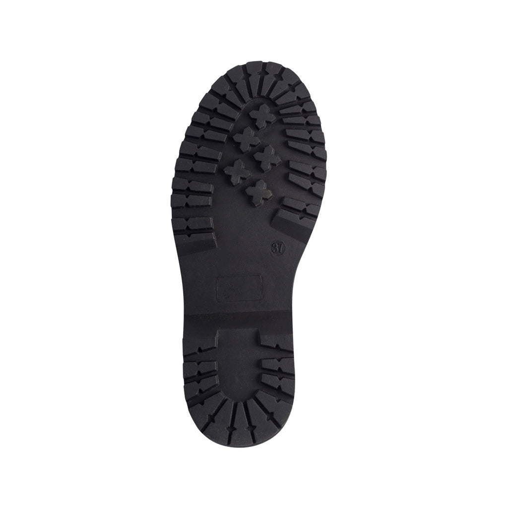 Anfibi neri con suola platform Lora Ferres