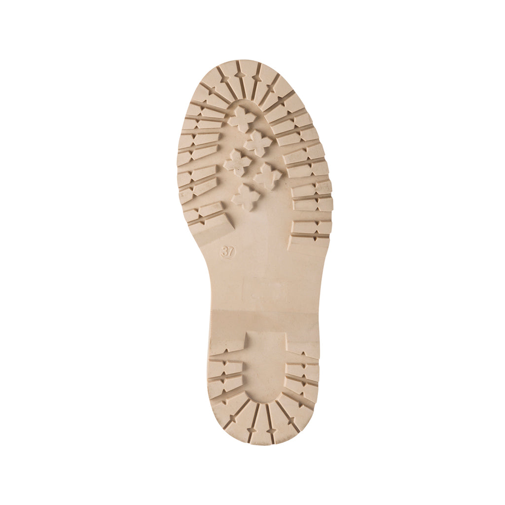 Anfibi beige con lacci tono su tono Lora Ferres