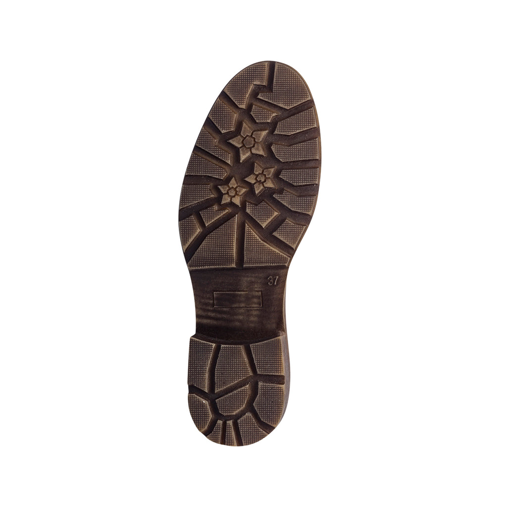 Anfibi marroni con tacco 5 cm Lora Ferres