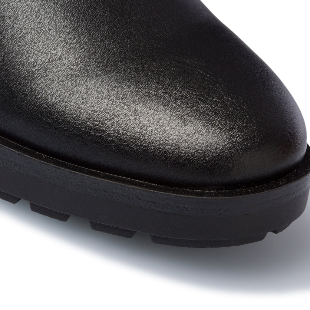 Anfibi neri con tacco 5 cm Lora Ferres