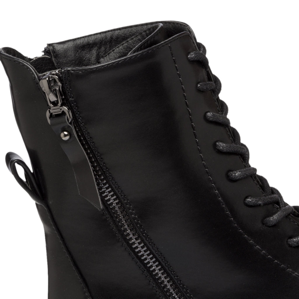 Anfibi neri con zip laterale Lora Ferres