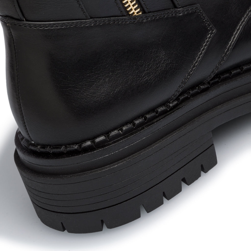 Anfibi neri con zip laterale Swish Jeans