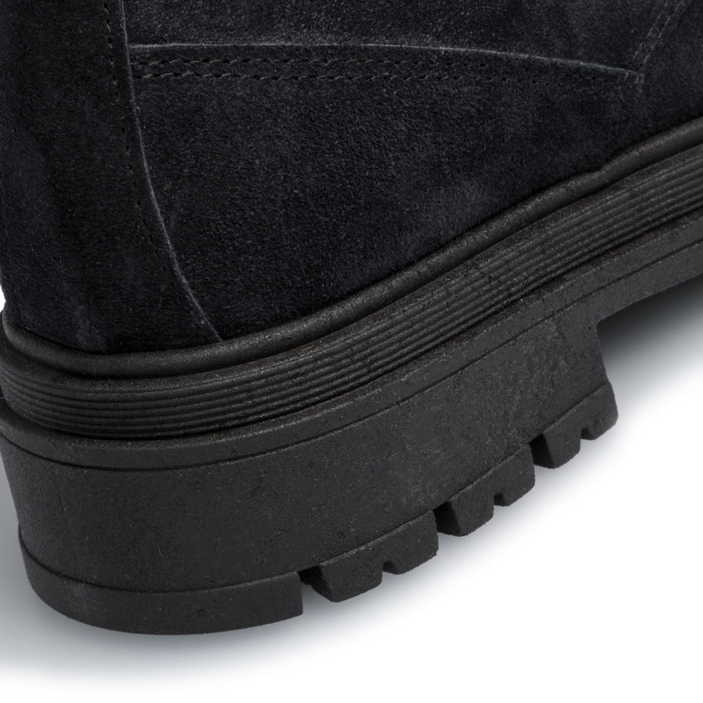Anfibi blu in pelle scamosciata Swish Jeans
