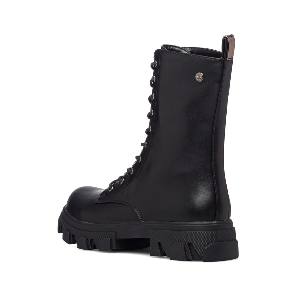 Anfibi neri con suola Combat Swish Jeans