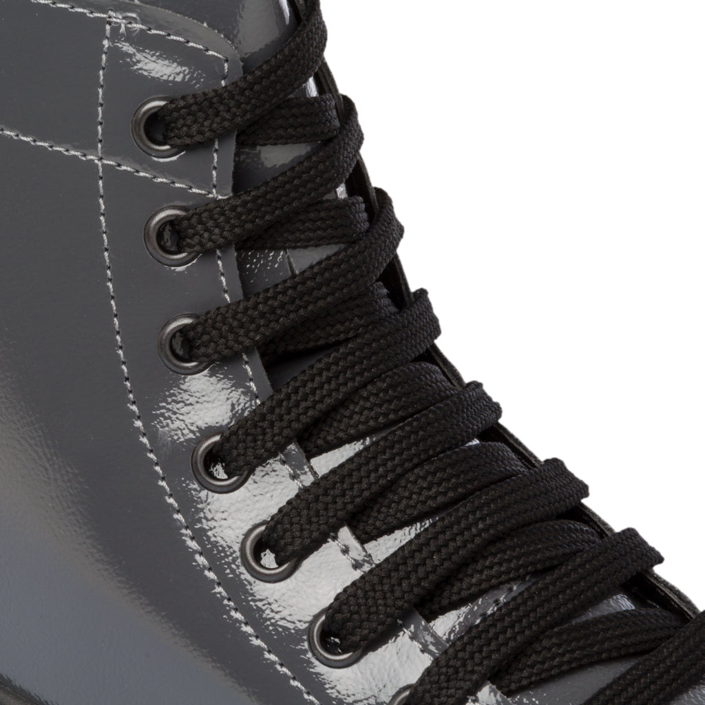 Anfibi grigi effetto vernice Swish Jeans