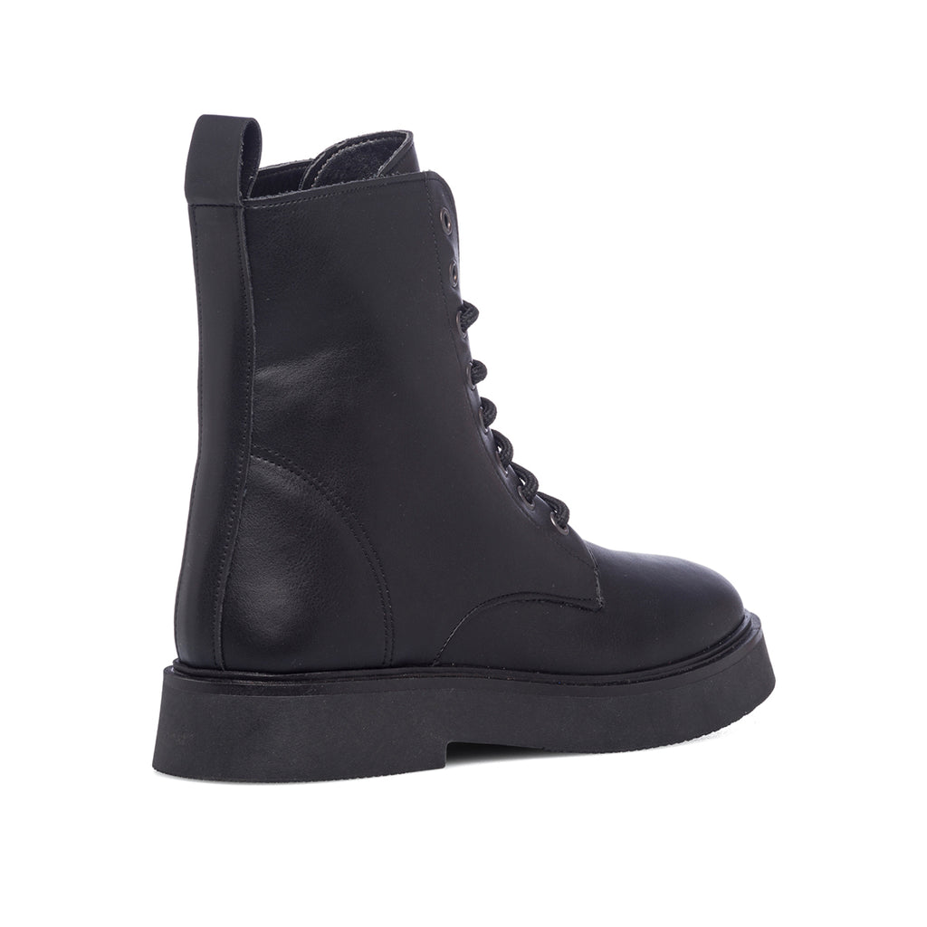 Anfibi neri con occhielli in metallo Swish Jeans