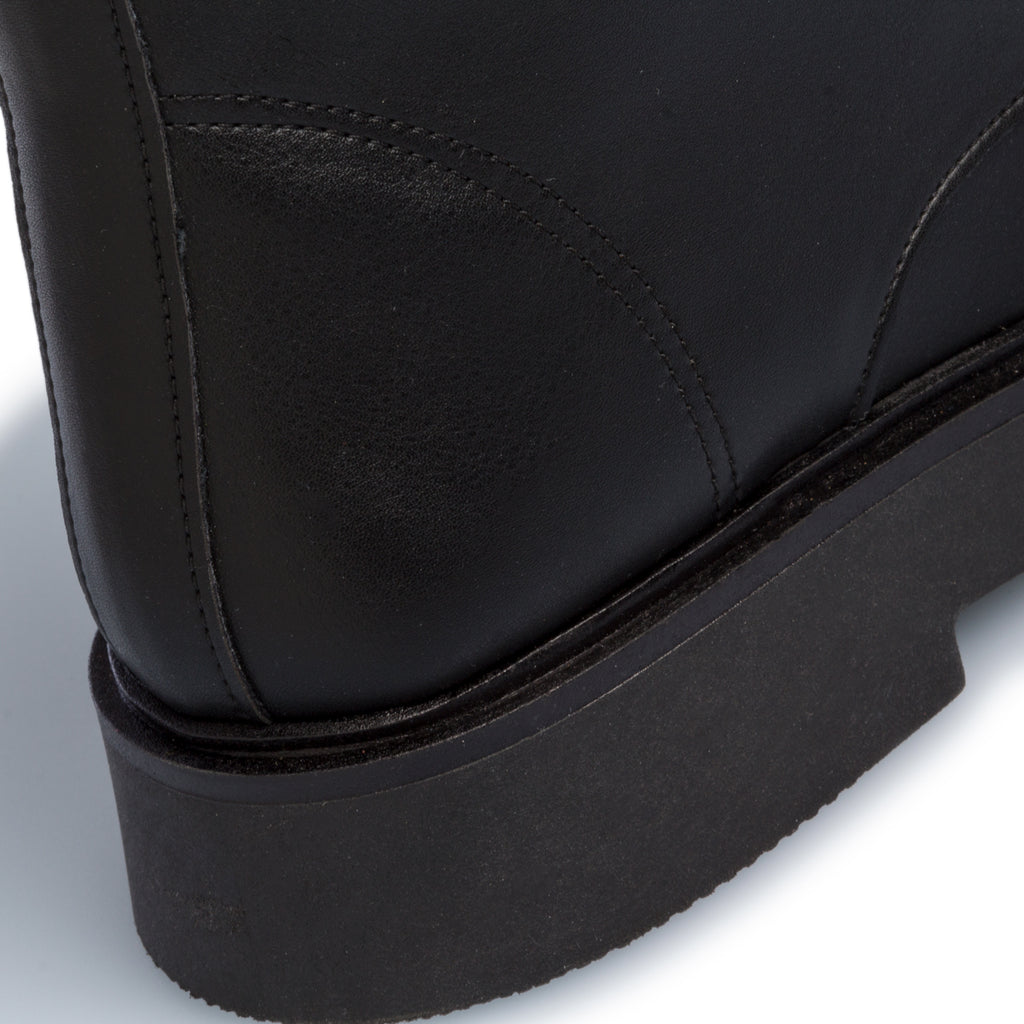 Anfibi neri con occhielli in metallo Swish Jeans