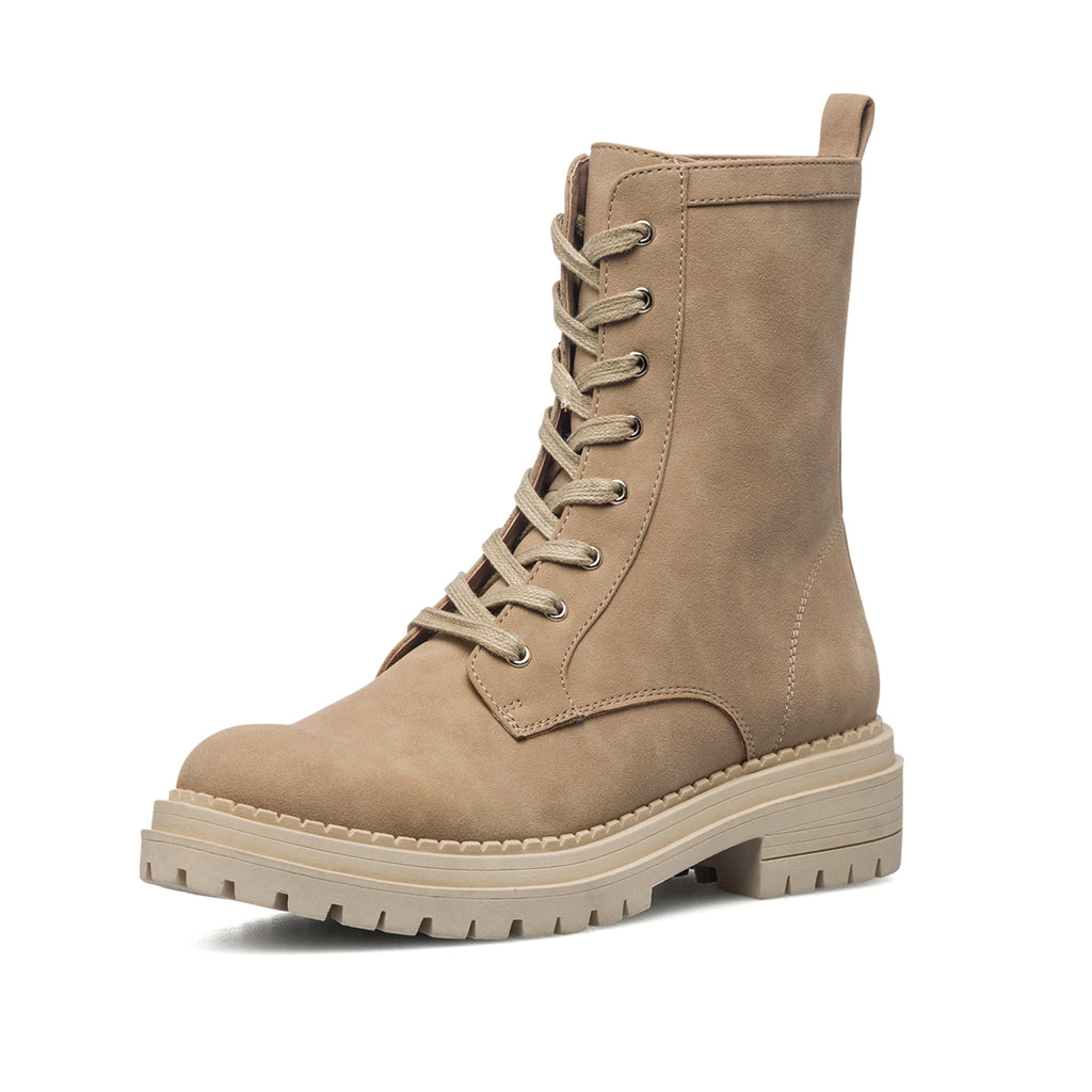 Anfibi color taupe in nubuck Swish Jeans