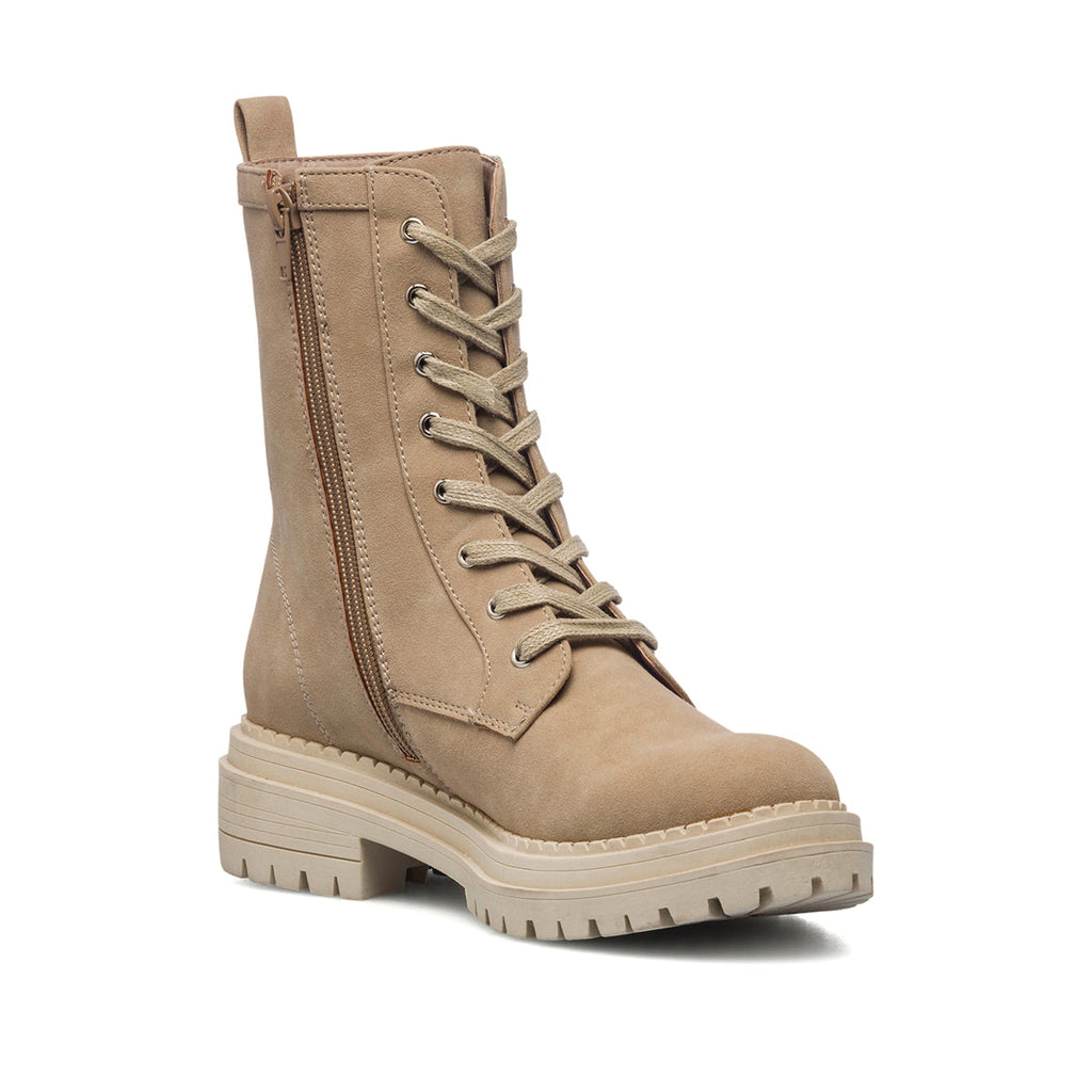 Anfibi color taupe in nubuck Swish Jeans