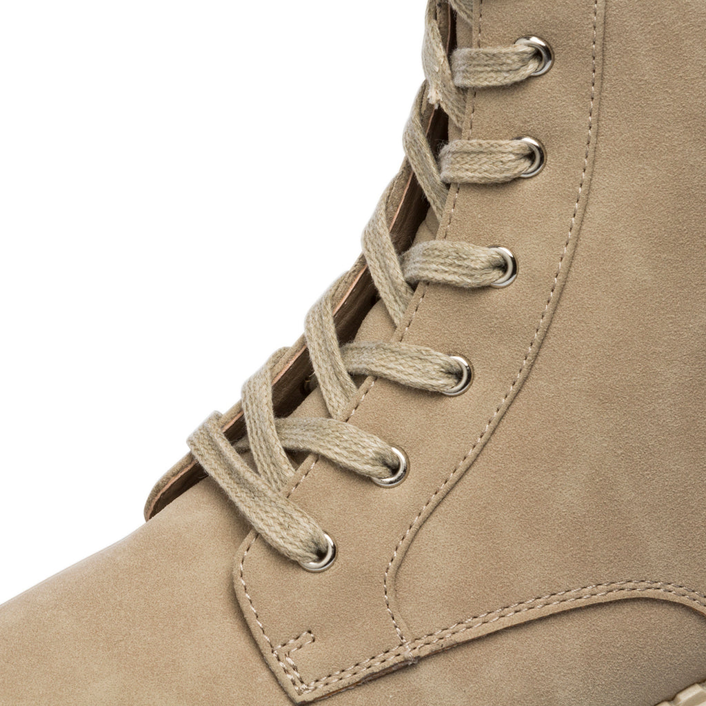 Anfibi color taupe in nubuck Swish Jeans
