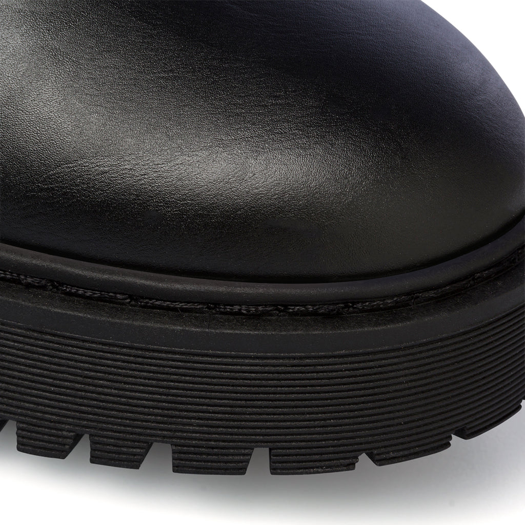 Anfibi neri da donna con suola chunky Lora Ferres