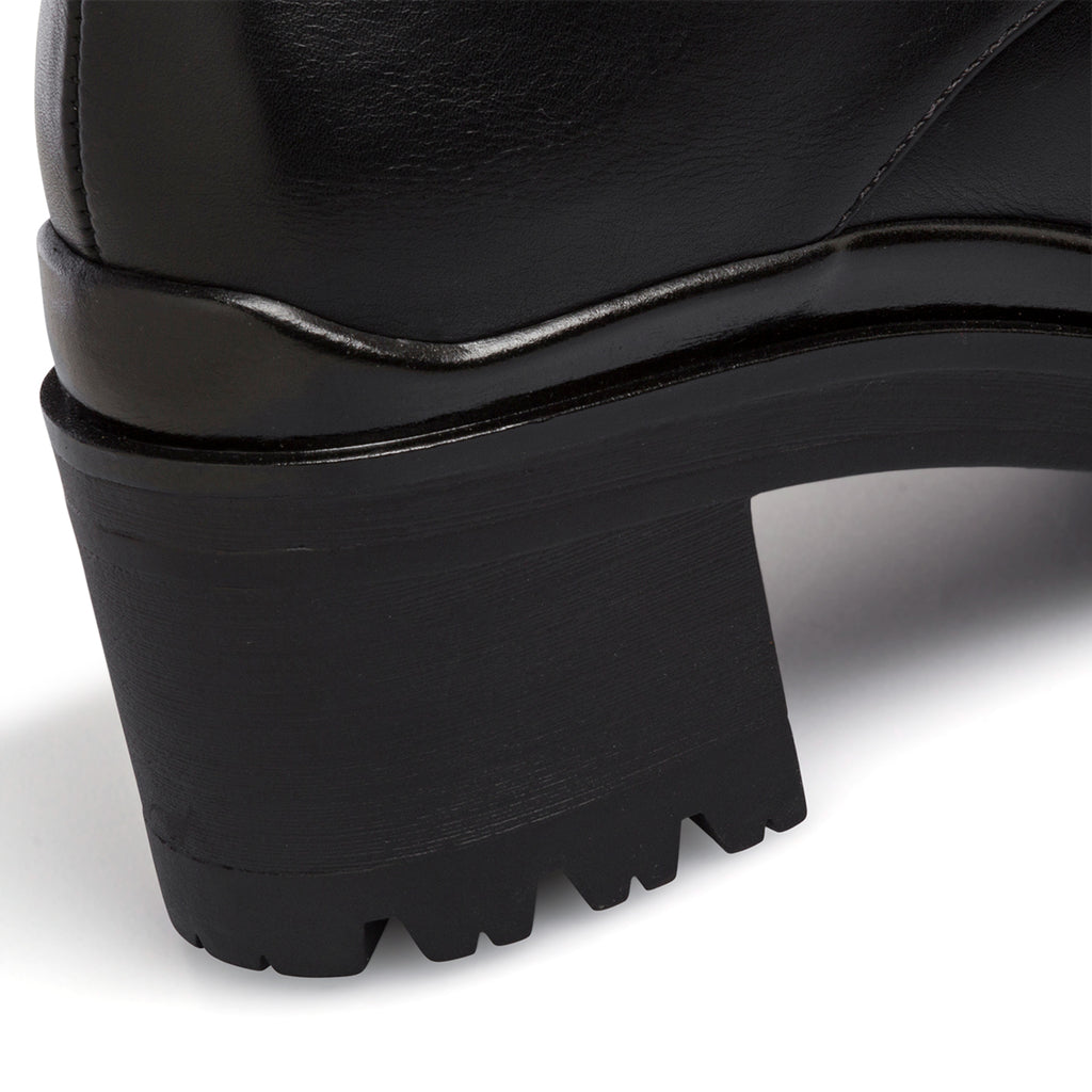 Anfibi neri da donna con tacco 5 cm Swish Jeans