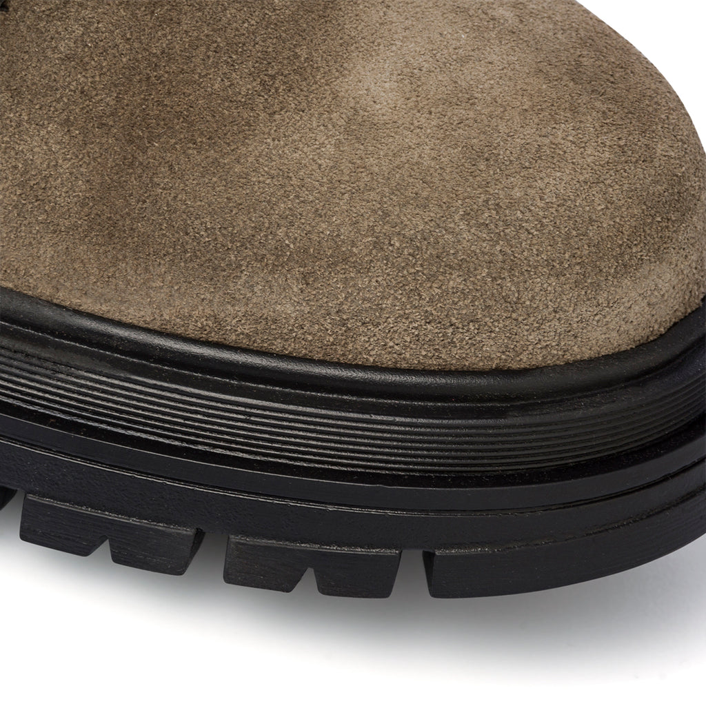 Anfibi taupe in microfibra da donna con suola chunky Swish Jeans