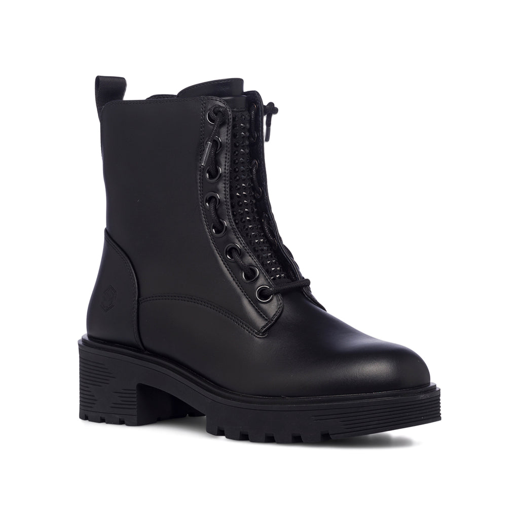 Anfibi neri in pelle da donna Lumberjack Ramone