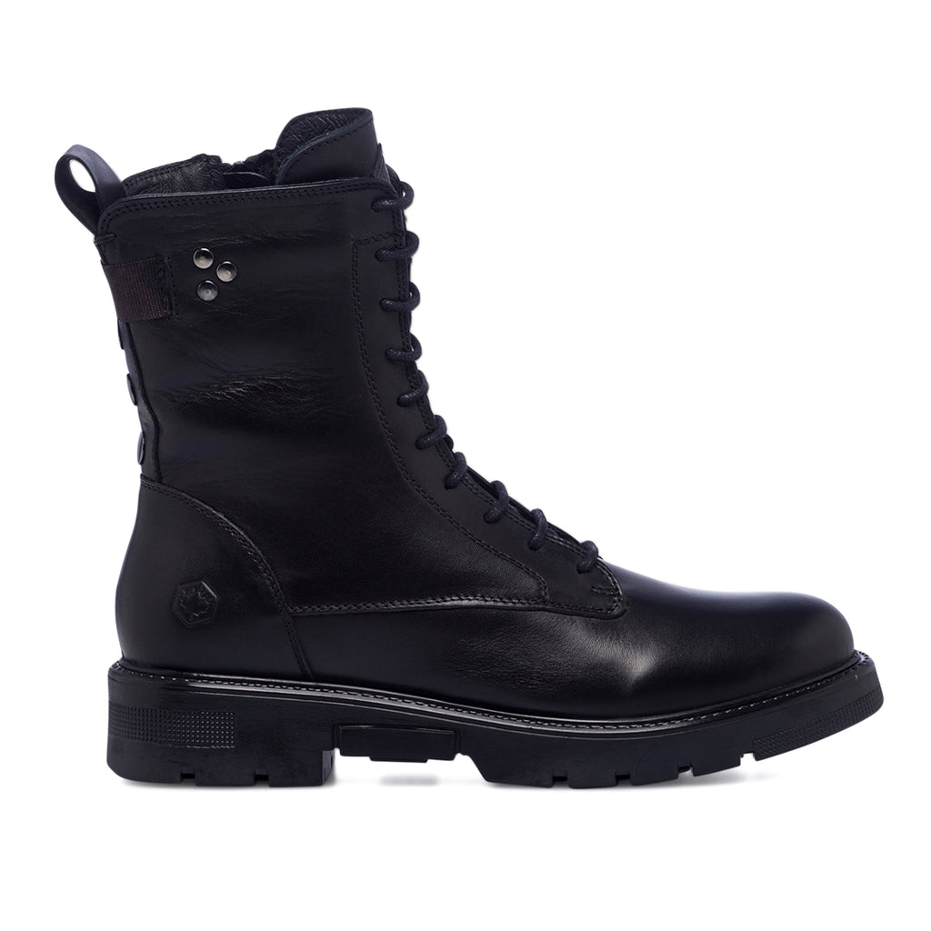 Anfibi neri in pelle da donna Lumberjack Melany