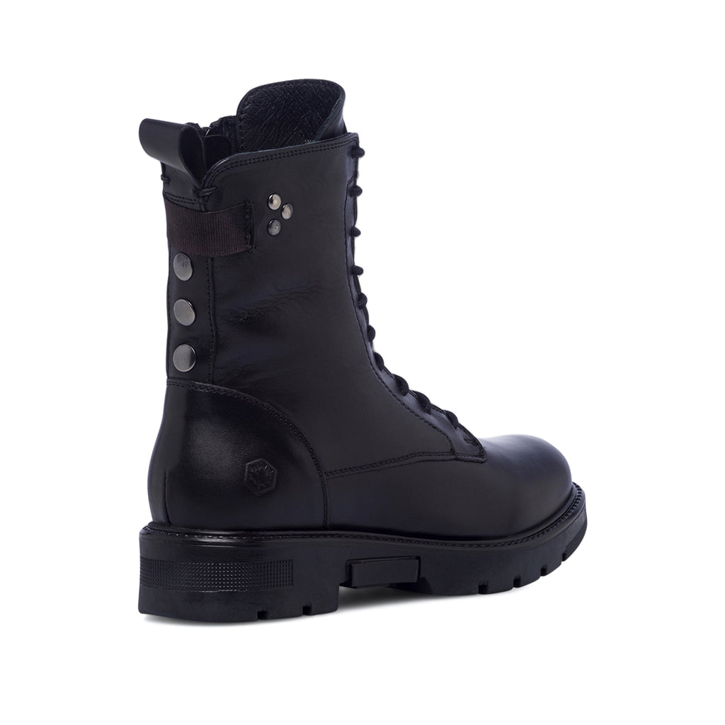 Anfibi neri in pelle da donna Lumberjack Melany