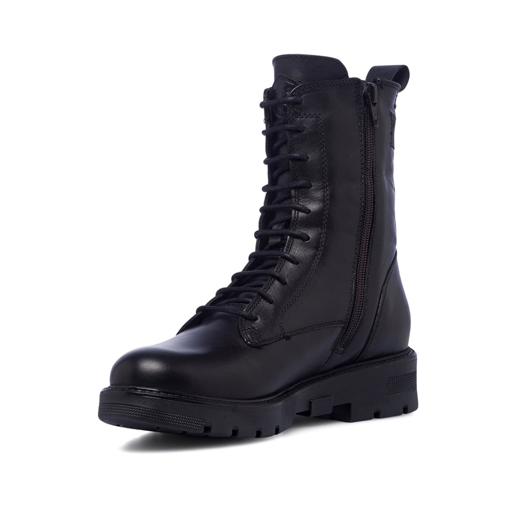 Anfibi neri in pelle da donna Lumberjack Melany