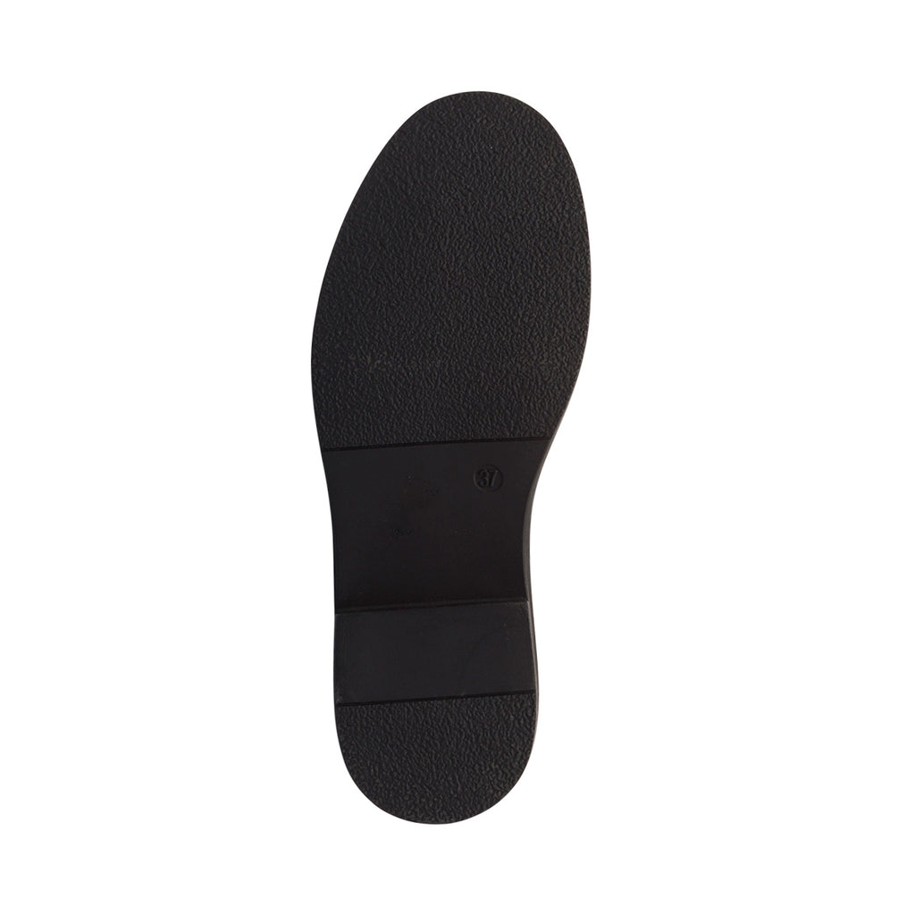 Anfibi neri da donna con zip sul lato Lora Ferres