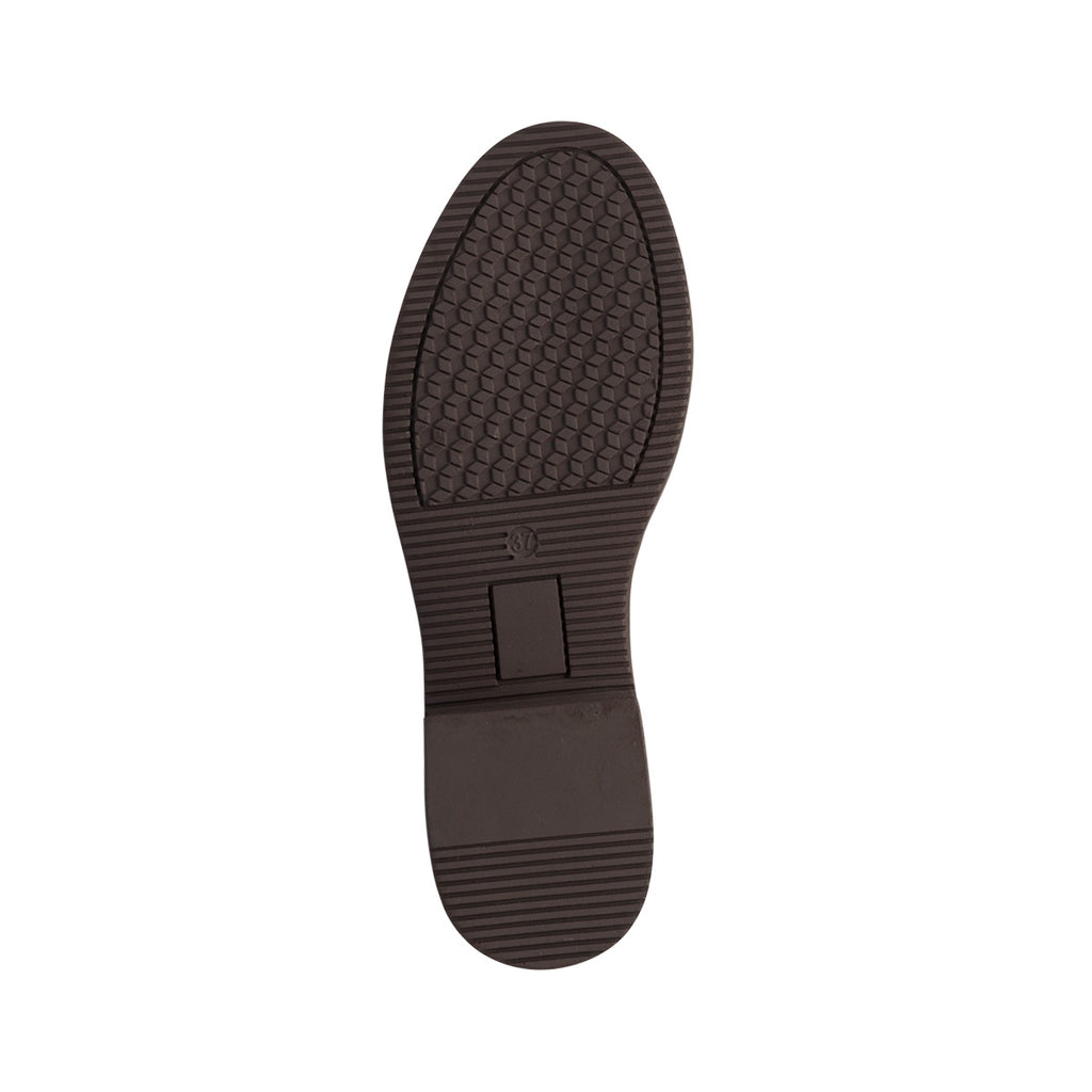 Anfibi marroni da donna con doppia zip Lora Ferres