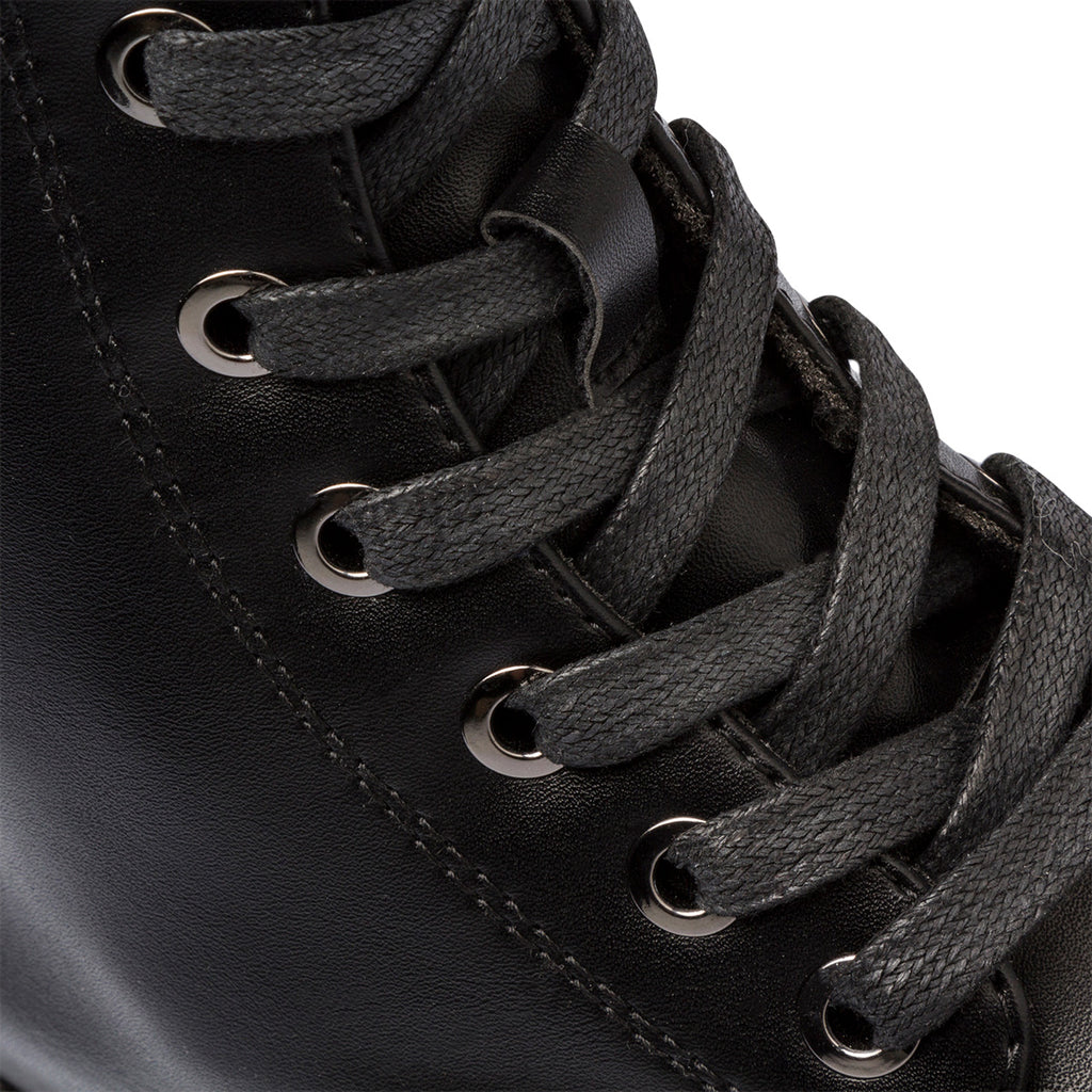 Anfibi neri da donna con zip laterale Lora Ferres