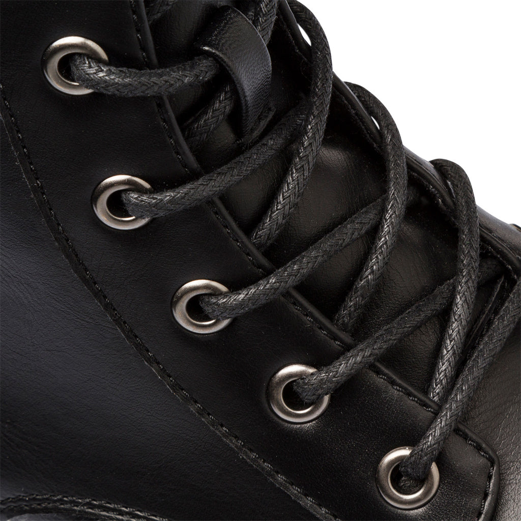 Anfibi neri da donna con suola carrarmato Swish Jeans