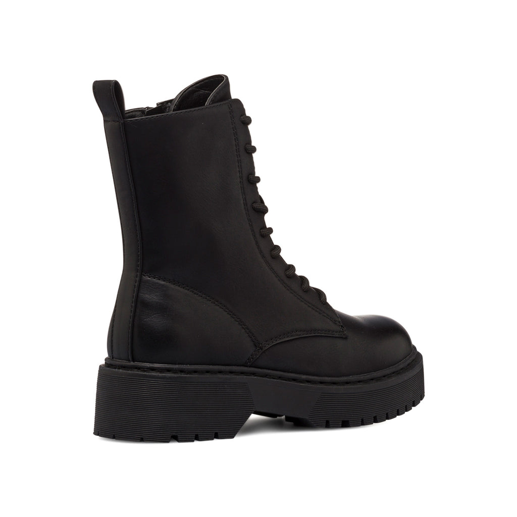 Anfibi neri da donna con suola chunky Lora Ferres
