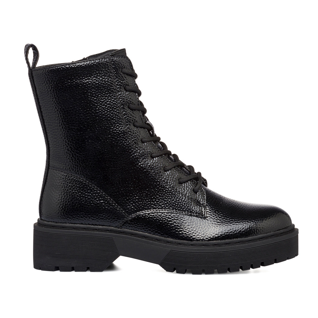 Anfibi neri da donna con suola chunky Lora Ferres