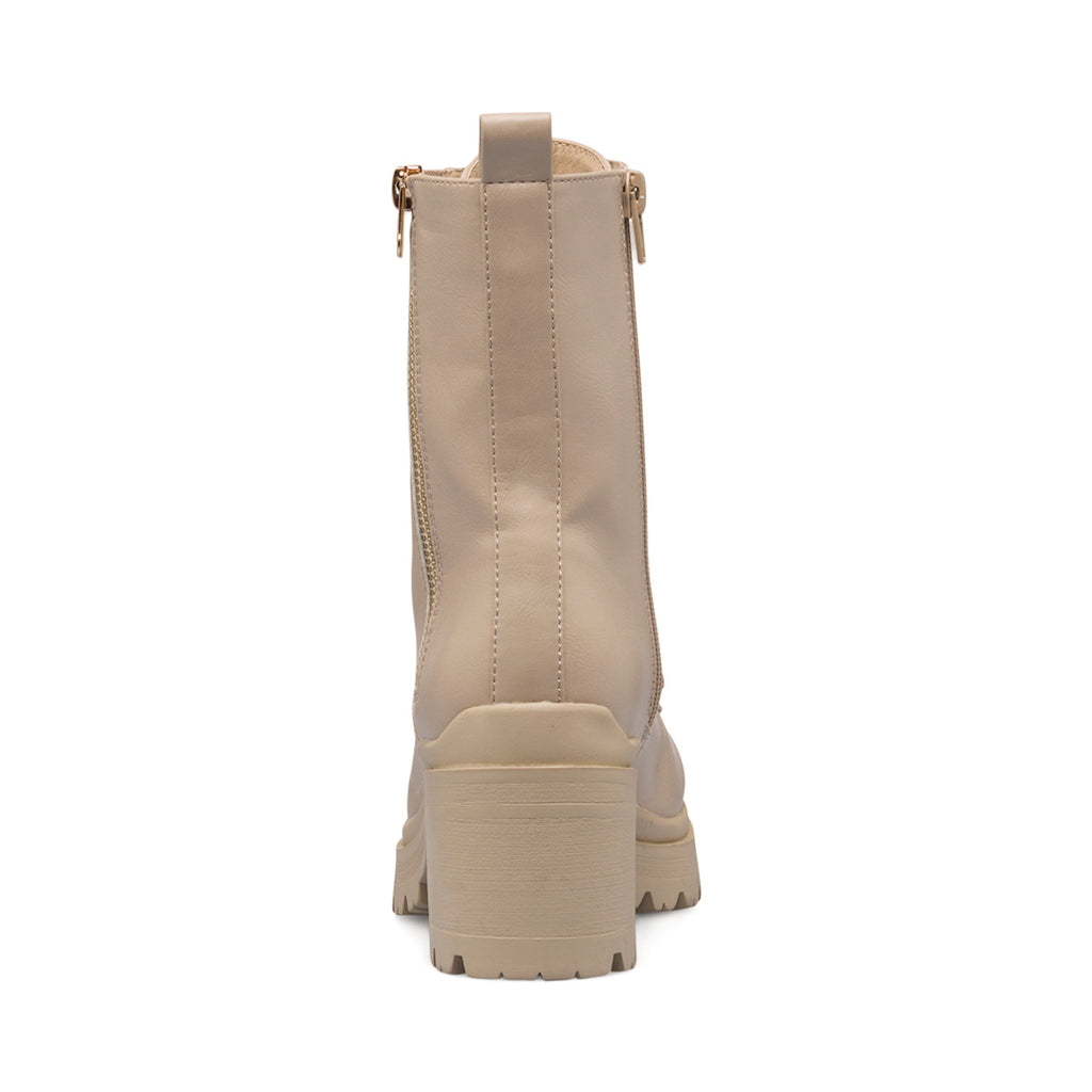 Anfibi taupe da donna con doppia zip e tacco 6 cm Swish Jeans