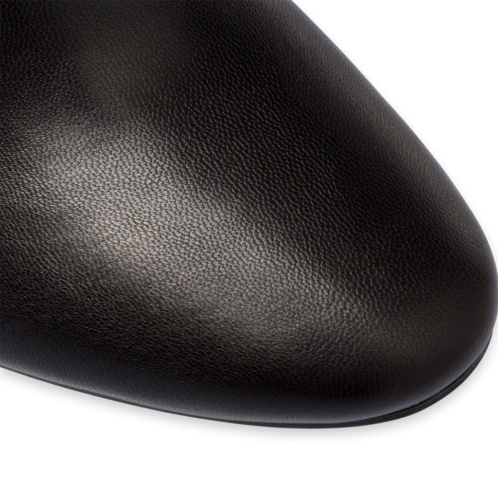 Stivaletti neri da donna con zip e tacco 9 cm Lora Ferres