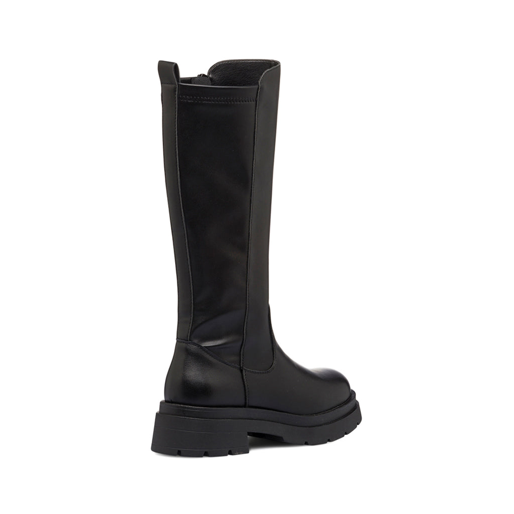 Stivali neri da donna con zip laterale e suola chunky Lora Ferres