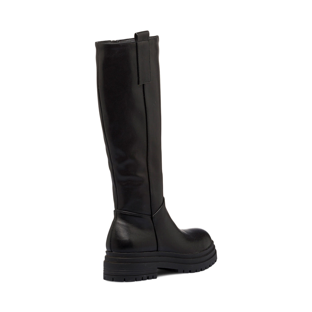 Stivali neri da donna con suola chunky e zip Lora Ferres
