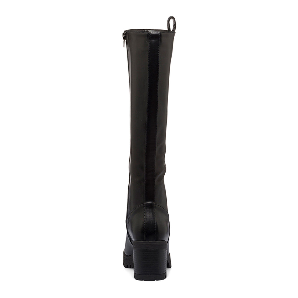 Stivali neri da donna con tacco 7 cm e zip Lora Ferres