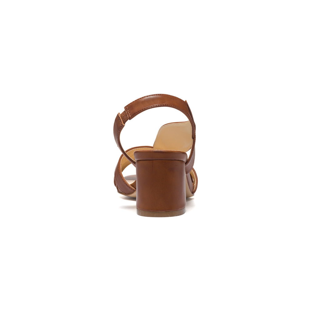 Sandali marroni con tacco 6 cm Lora Ferres