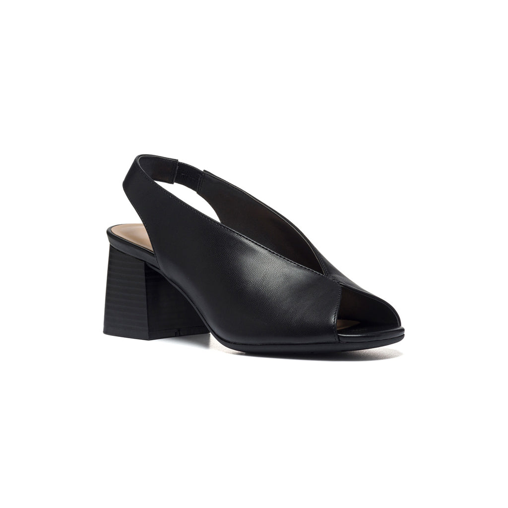 Sandali neri con tacco 6 cm Lora Ferres