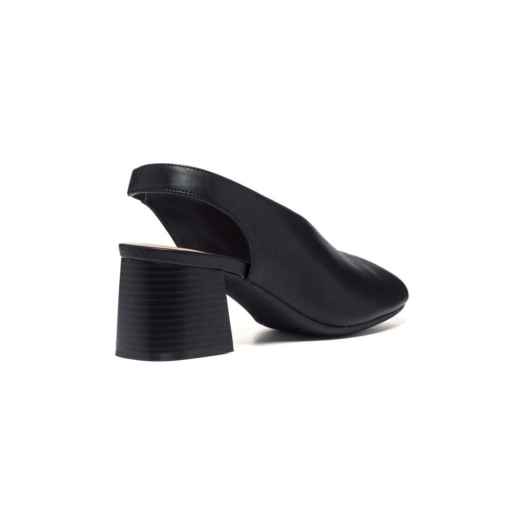 Sandali neri con tacco 6 cm Lora Ferres