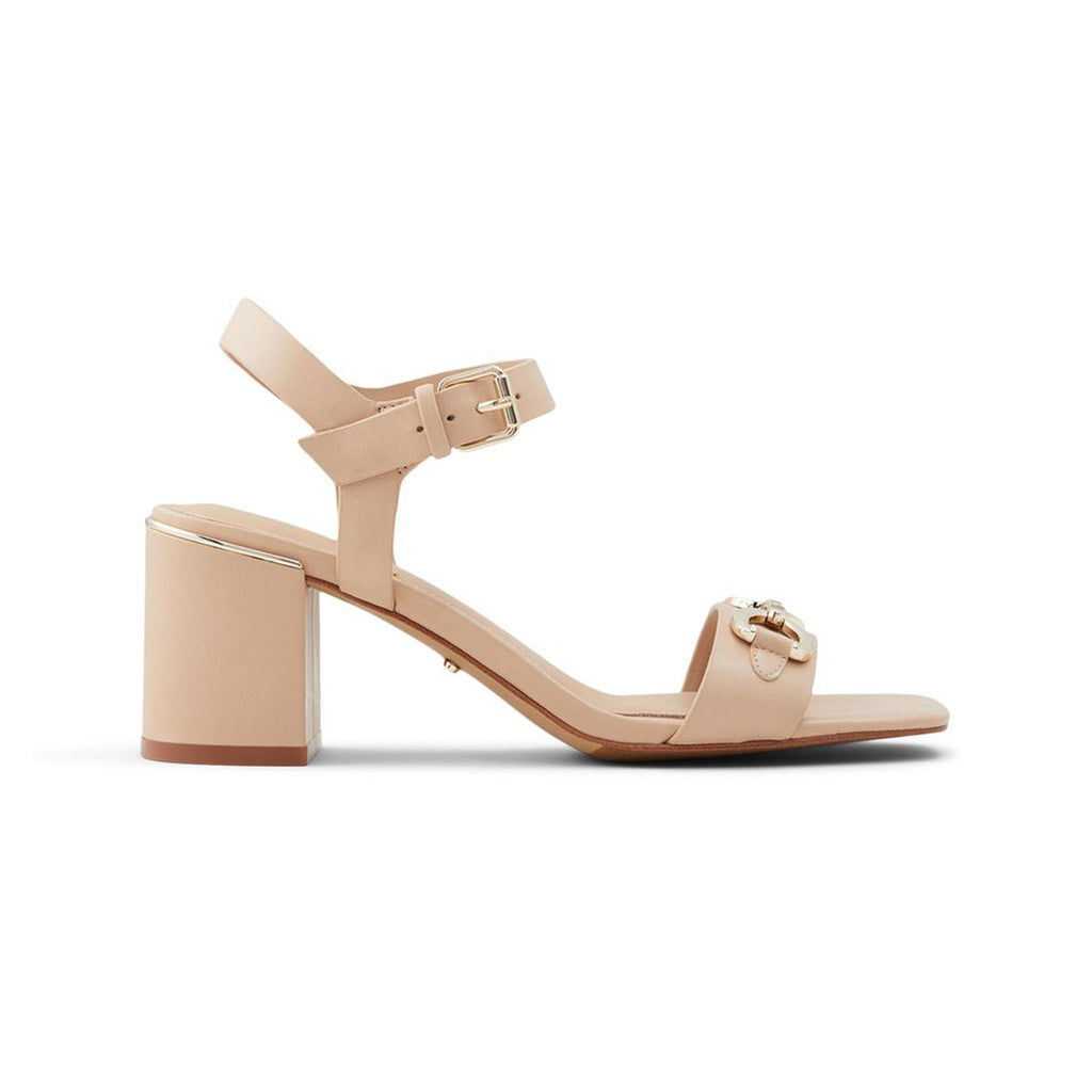 Sandali beige in pelle con morsetto e tacco 6 cm ALDO Aliniflex