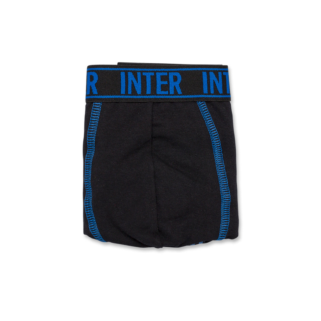 Boxer neri da uomo con logo Inter