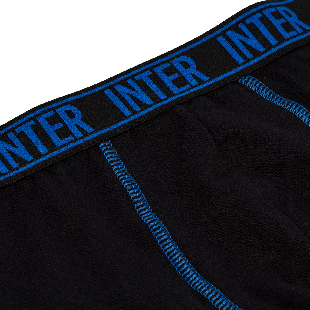 Boxer neri da uomo con logo Inter