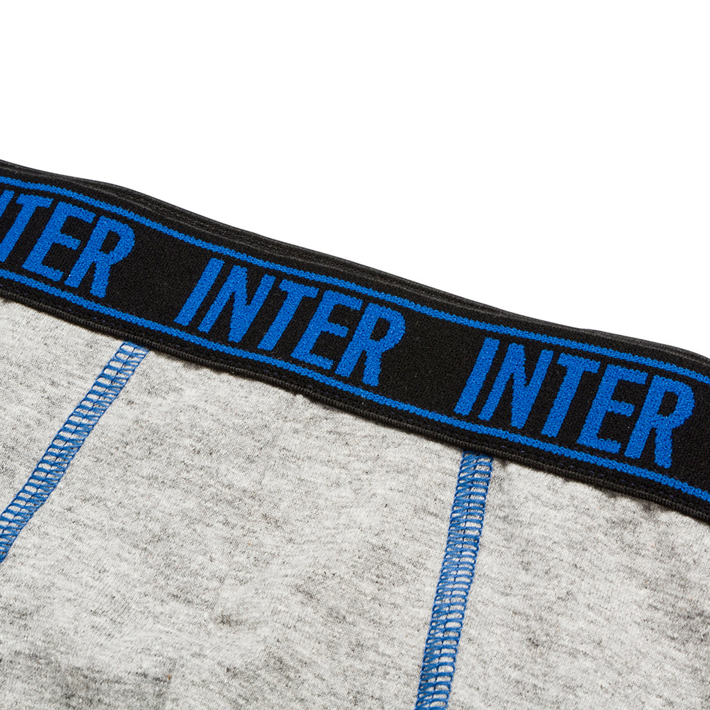 Boxer grigi da uomo con logo Inter