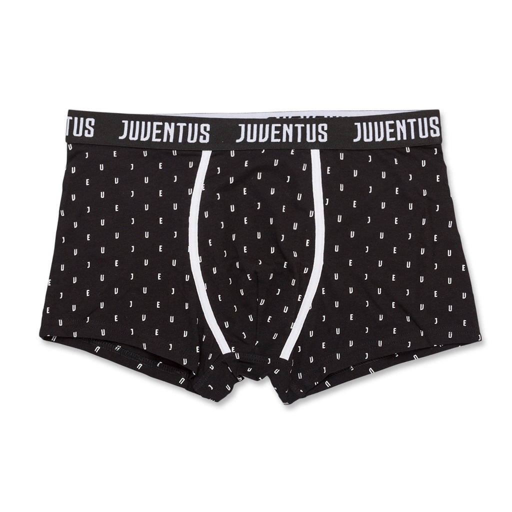 Boxer bianconeri da uomo con logo Juventus