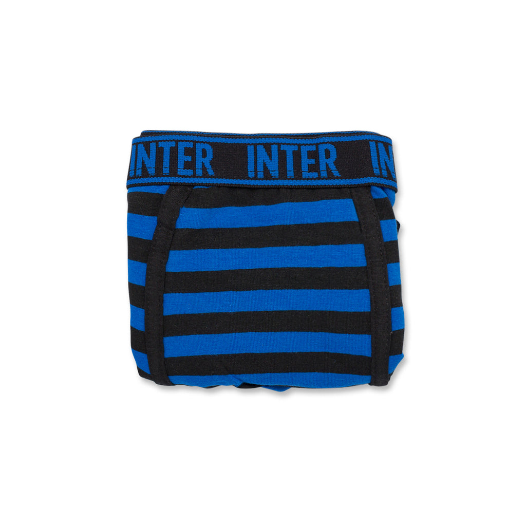 Boxer nerazzurri da bambino con logo Inter