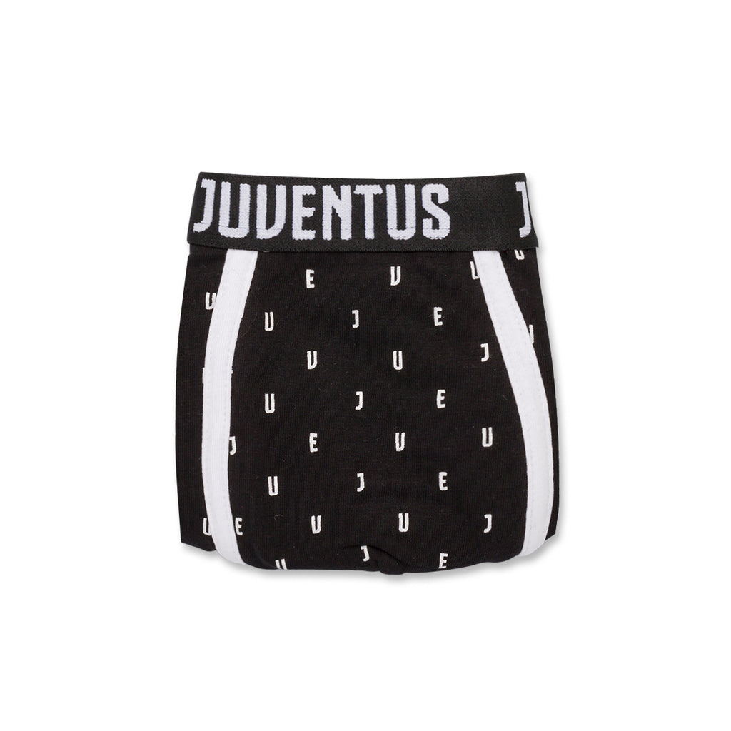 Boxer bianconeri da bambino con logo Juventus