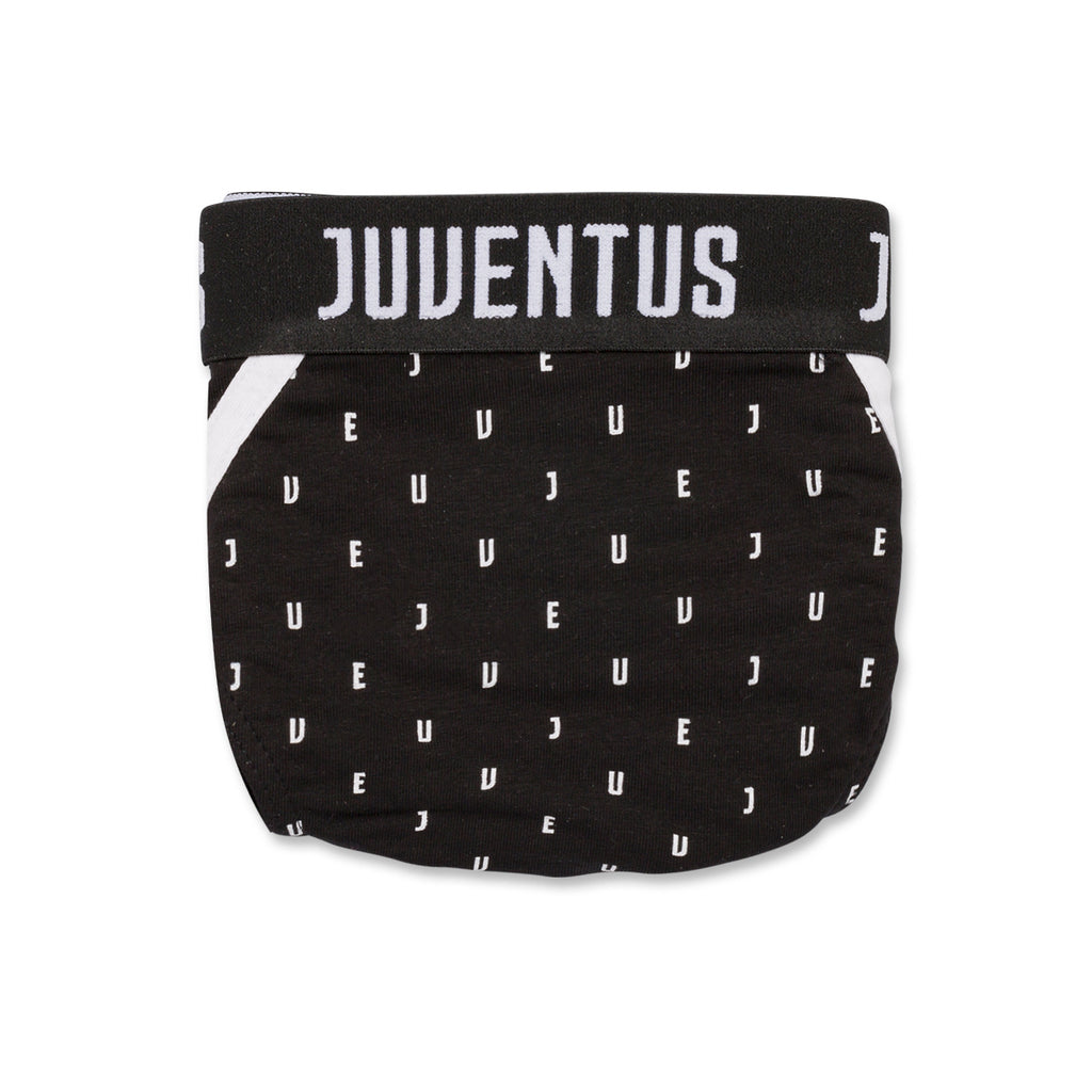 Slip neri da uomo con logo Juventus