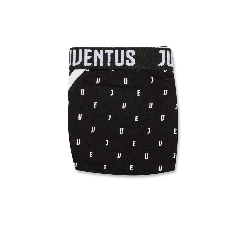 Slip neri da bambino con logo Juventus