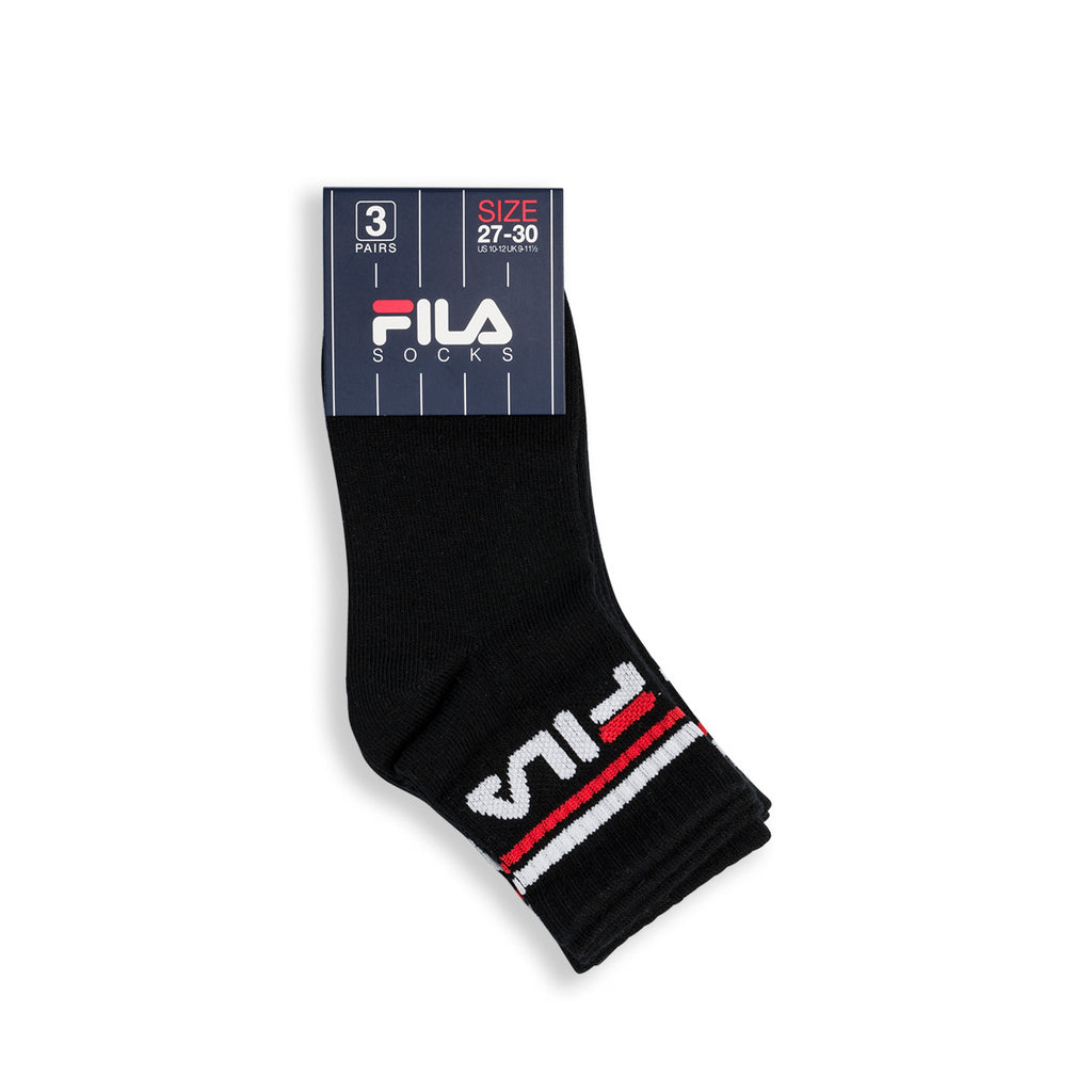 Pacco da 3 paia di calzini neri da bambino Fila