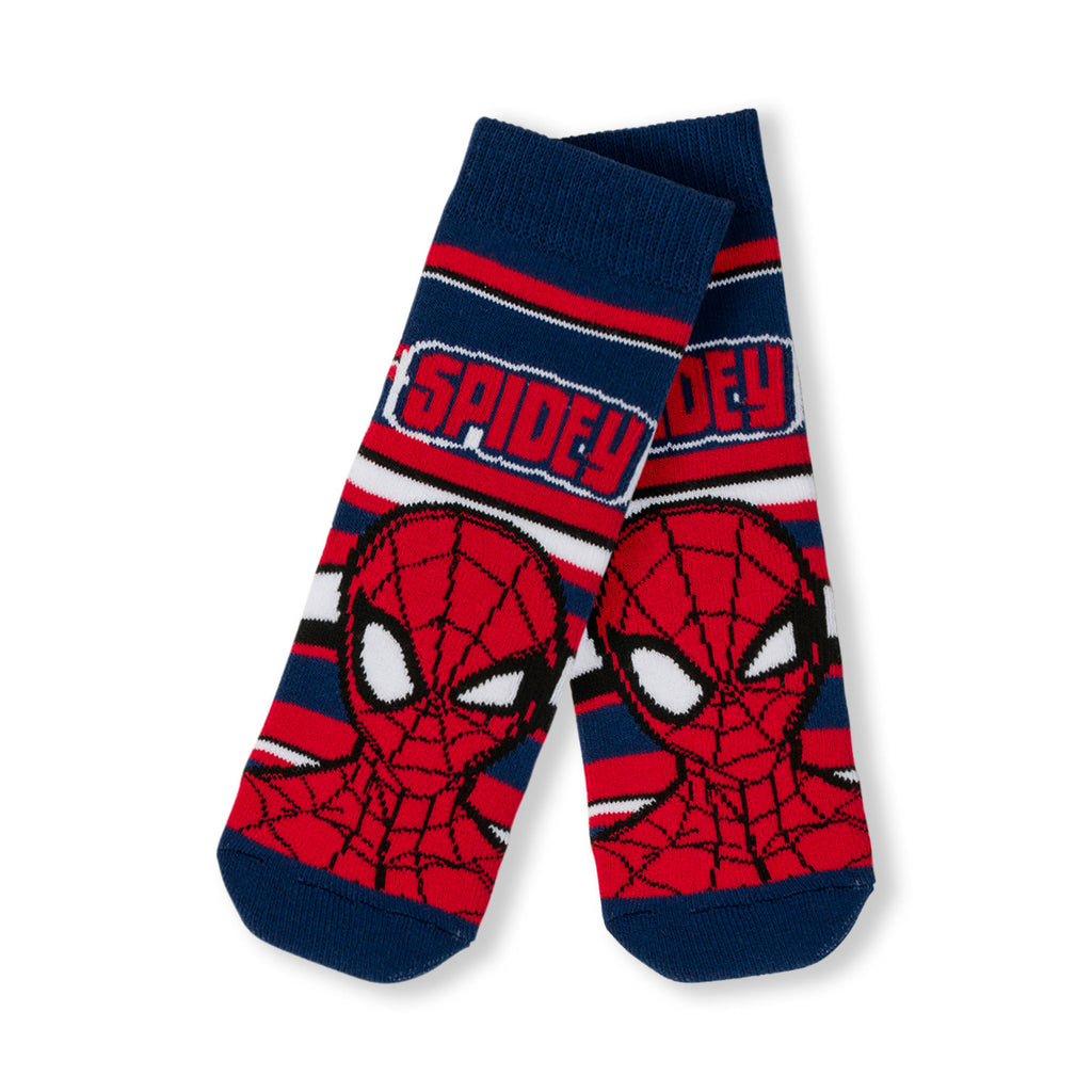 Calzini antiscivolo rossi da bambino Spiderman