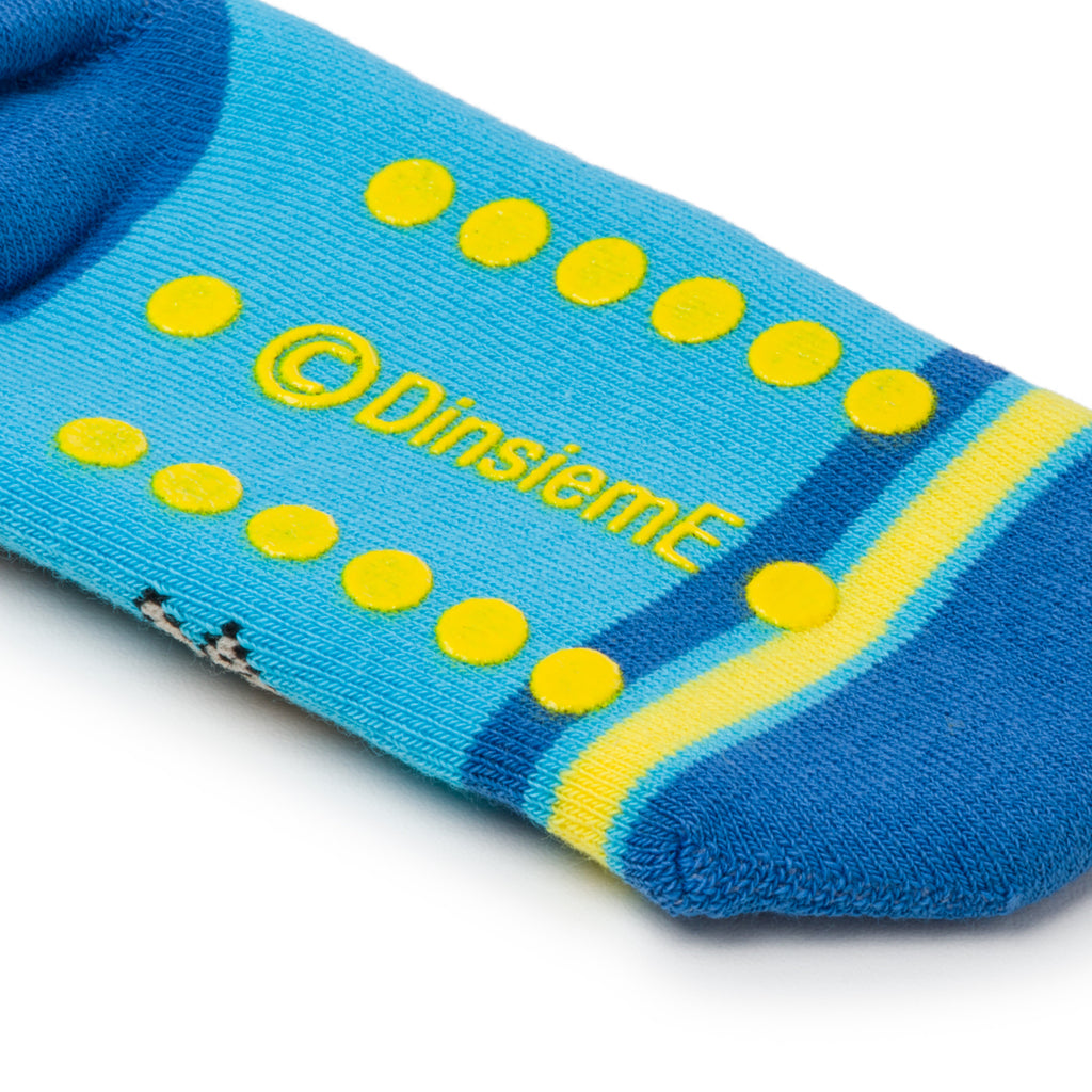 Calzini antiscivolo azzurri da bambino Dinsieme